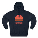 Premium Boise, Idaho Hoodie - Retro 80s Unisex Sweatshirt-9