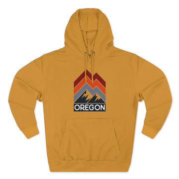Buy mustard Premium Oregon Hoodie - Retro Unisex Sweatshirt