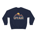 Utah Sweatshirt Mountain - Retro Unisex Mountain-25