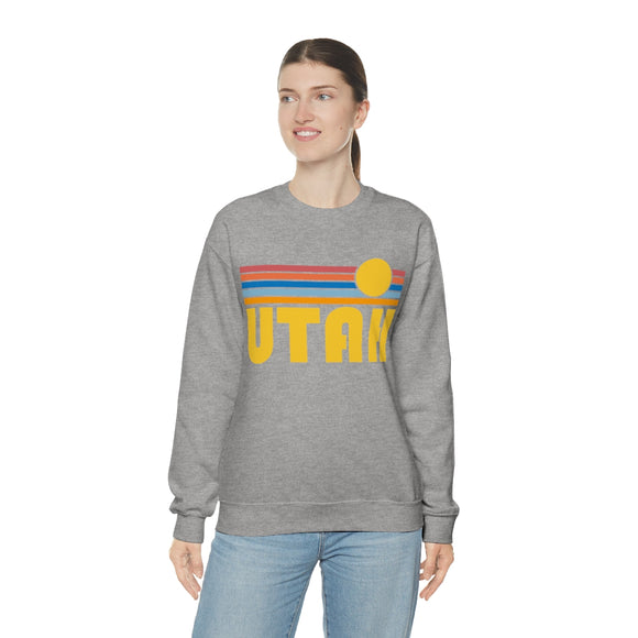 Utah Sweatshirt - Retro Sunrise Unisex
