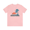 Carmel-by-the-Sea, California T-Shirt - Retro Palm Tree & Beach Unisex Carmel-by-the-Sea Shirt