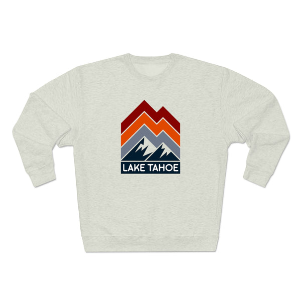 Premium Lake Tahoe Sweatshirt - Retro Unisex Premium Crewneck Lake Tahoe, California Sweatshirt