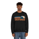 California Sweatshirt - Retro Mountain Unisex-11