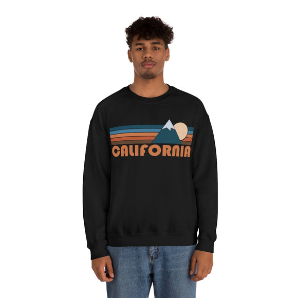 California Sweatshirt - Retro Mountain Unisex