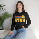 Utah Sweatshirt - Retro Sunrise Unisex-14