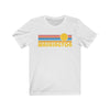 Washington T-Shirt - Retro Sunrise Adult Unisex Washington T Shirt