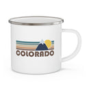 Colorado Camp Mug - Retro Enamel Camping Colorado Mug-3
