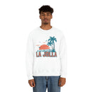 La Jolla, California Sweatshirt - Unisex Retro Palm Tree Crewneck La Jolla Sweatshirt-13