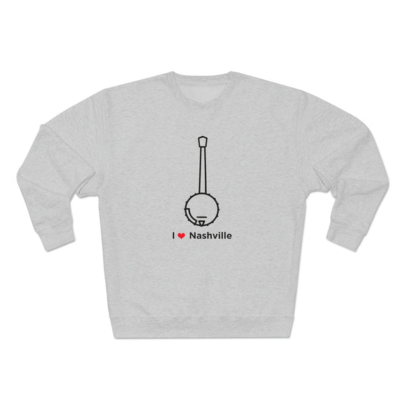Premium Nashville, Tennessee Crewneck Sweatshirt - Retro Unisex Sweatshirt