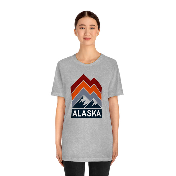 Alaska T-Shirt - Retro Mountain Unisex Alaska Shirt