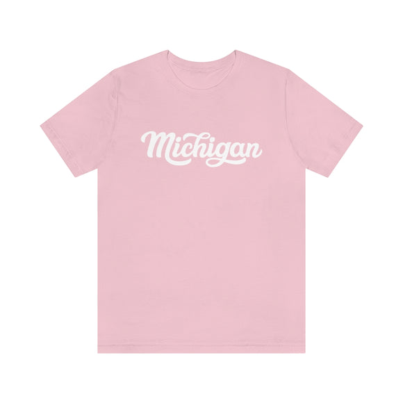 Michigan T-Shirt - Hand Lettered Unisex Michigan Shirt