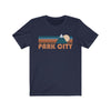 Park City, Utah T-Shirt - Retro Mountain Adult Unisex Park City T Shirt