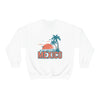 Mexico Sweatshirt - Unisex Retro Palm Tree Mexico Crewneck Sweatshirt