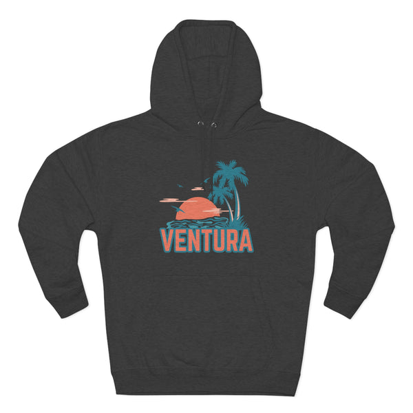 Premium Ventura, California Hoodie - Palm Tree Unisex Sweatshirt