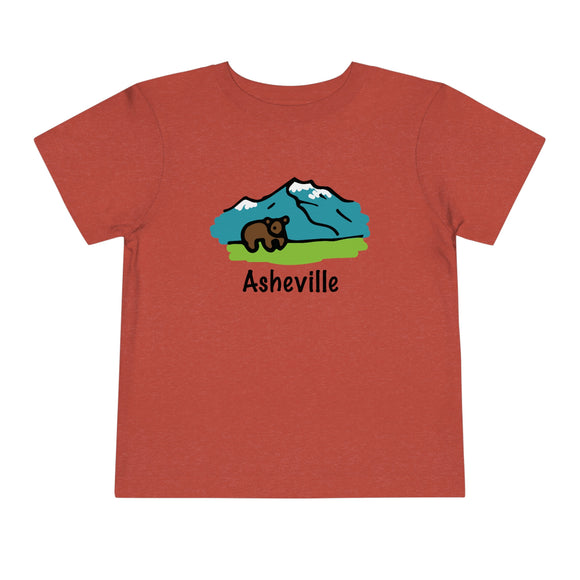Asheville, North Carolina - Bear Toddler T-Shirt