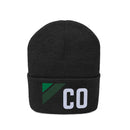 Colorado Beanie - Adult Embroidered Retro Green Colorado Knit Hat-6
