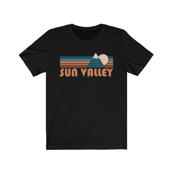 Sun Valley, Idaho T-Shirt - Retro Mountain Adult Unisex Sun Valley T Shirt