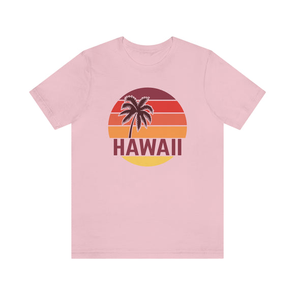 Hawaii T-Shirt - Retro Palm Tree Unisex Hawaii Shirt