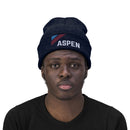 Aspen, Colorado Beanie - Adult Embroidered Retro Aspen Knit Hat-3