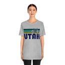 Utah T-Shirt - Retro Mountain Bike Adult Unisex Utah T Shirt-2