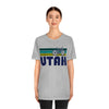 Utah T-Shirt - Retro Mountain Bike Adult Unisex Utah T Shirt