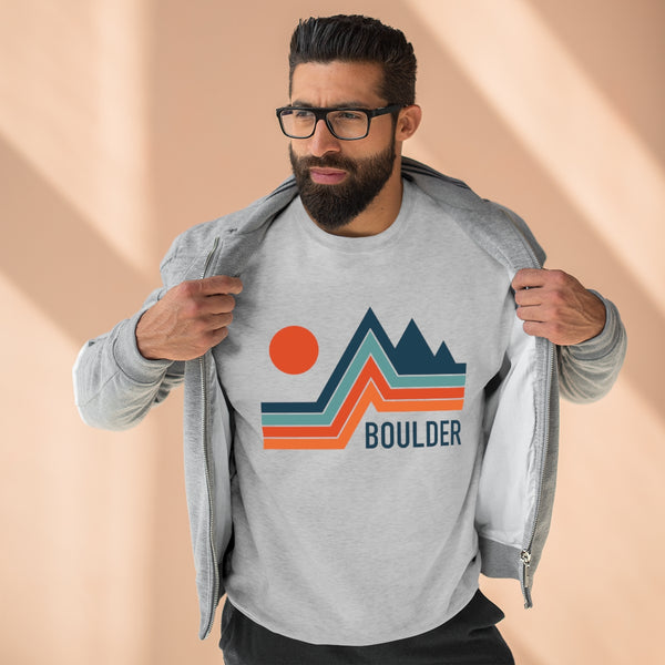 Premium Boulder, Colorado Hoodie - Retro Unisex Sweatshirt