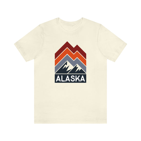 Alaska T-Shirt - Retro Mountain Unisex Alaska Shirt