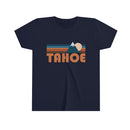 Tahoe Youth T-Shirt - Retro Mountain California Kid's TShirt-5