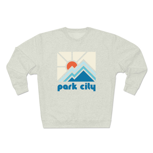 Premium Park City, Utah Crewneck Sweatshirt - Retro Unisex Sweatshirt