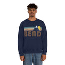 Bend, Oregon Sweatshirt - Fall Retro Mountain Unisex Crewneck Bend Sweatshirt-27