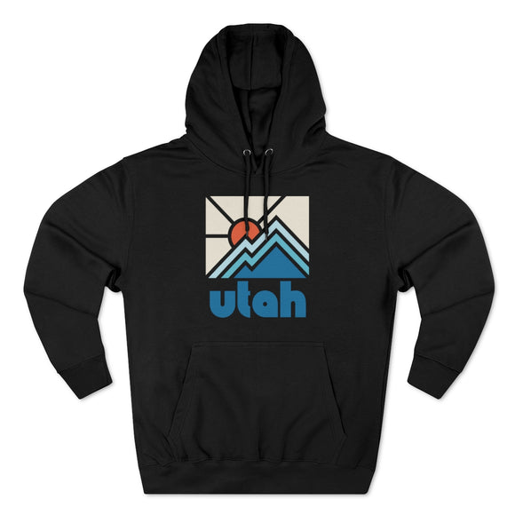 Premium Utah Hoodie - Min Mountain Unisex Sweatshirt