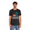 Cancun, Mexico T-Shirt - Retro Palm Tree & Beach Unisex Cancun Shirt