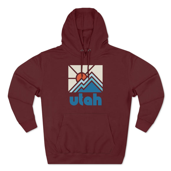 Premium Utah Hoodie - Min Mountain Unisex Sweatshirt