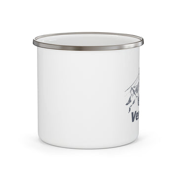 Vermont Camp Mug - Retro Enamel Camping Vermont Mug - 0
