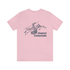 Buy pink Aspen, Colorado T-Shirt - Retro Unisex Aspen T Shirt