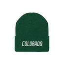Colorado Beanie - Adult Embroidered Colorado Knit Hat-13