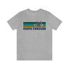 North Carolina T-Shirt - Retro Mountain Bike Adult Unisex North Carolina T Shirt