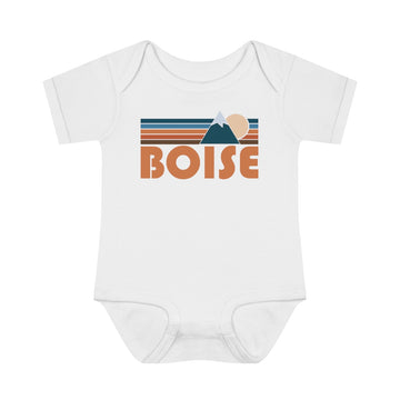 Buy white Boise Baby Bodysuit - Retro Mountain Boise, Idaho Baby Bodysuit
