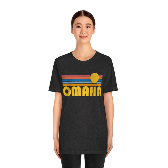 Omaha, Nebraska T-Shirt - Retro Sun Unisex Omaha T Shirt