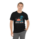 Jekyll Island, Georgia T-Shirt - Retro Palm Tree & Beach Unisex Jekyll Island Shirt-22