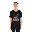 Encinitas, California T-Shirt - Retro Palm Tree & Beach Unisex Encinitas Shirt-19
