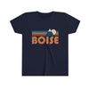 Boise Youth T-Shirt - Retro Mountain Idaho Kid's TShirt