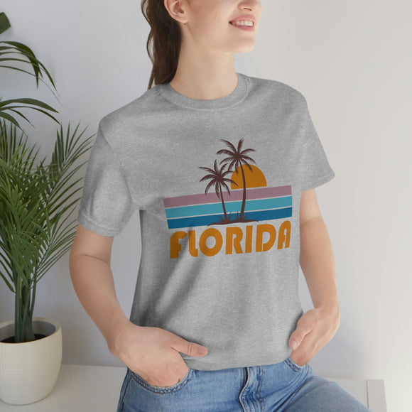 Florida T-Shirt - Retro Palm Tree Unisex Florida Shirt