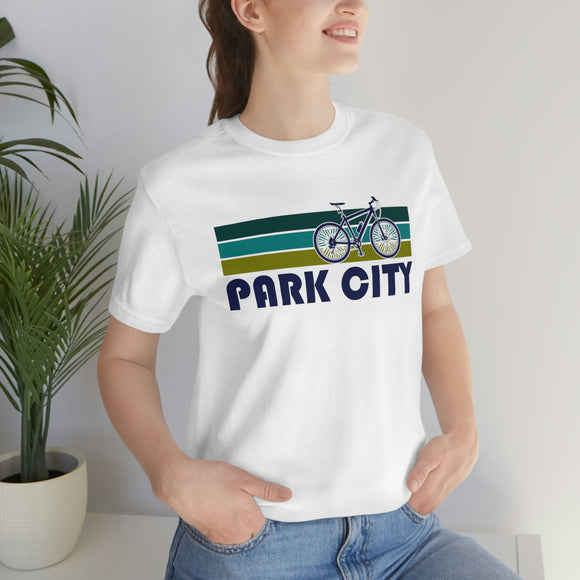 Park City T-Shirt - Retro Mountain Bike Adult Unisex Park City, Utah T Shirt