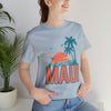 Maui, Hawaii T-Shirt - Retro Palm Tree & Beach Unisex Maui Shirt