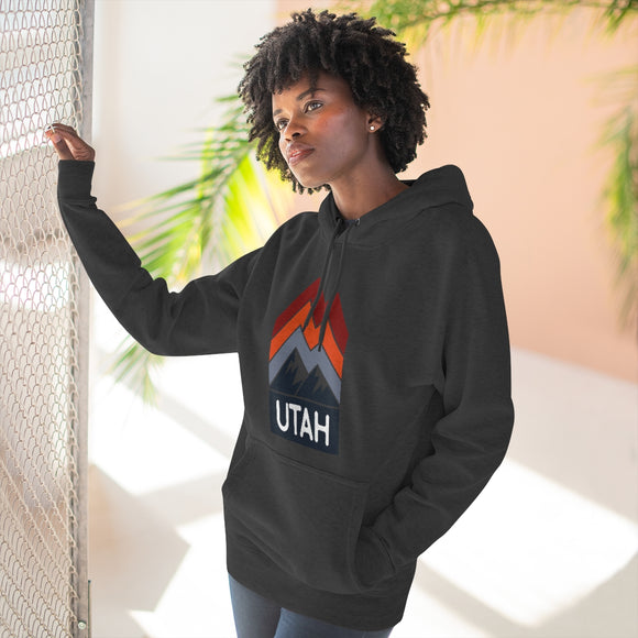 Premium Utah Hoodie - Retro Unisex Sweatshirt