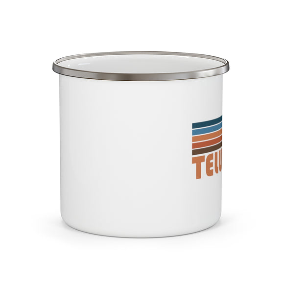 Telluride, Colorado Camp Mug - Retro Mountain Enamel Campfire Telluride Mug
