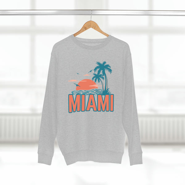 Premium Miami, Florida Sweatshirt - Unisex Premium Crewneck Sweatshirt