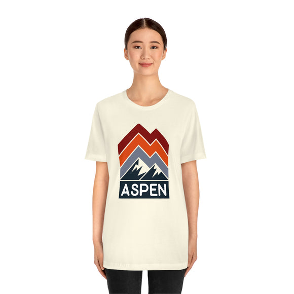 Aspen, Colorado T-Shirt - Retro Mountain Unisex Aspen Shirt
