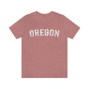 Oregon T-Shirt - Paint Text Unisex Oregon Shirt-4